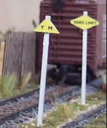 Osborn Model Kits 3053 N Scale Yard Limit Signs Kit