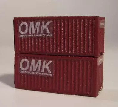 Osborn Model Kits 3063 N Scale 20' Intermodal Containers Kit