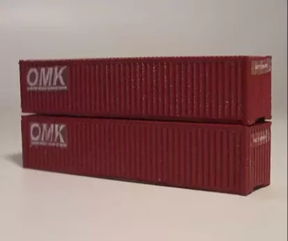 Osborn Model Kits 3064 N Scale 40' Intermodal Containers Kit