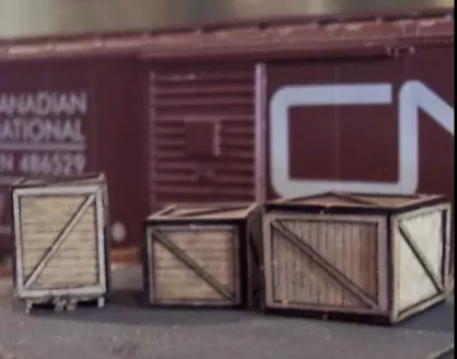 Osborn Model Kits 3065 N Scale Crates Kit
