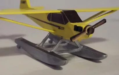 Osborn Model Kits 3091 N Scale Piper Cub Float Kit