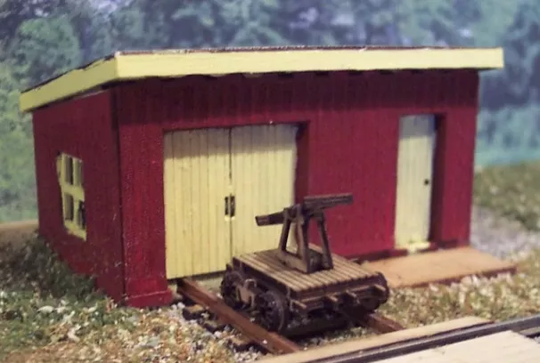 Osborn Model Kits 3108 N Scale Maintenance of Way Shed Kit