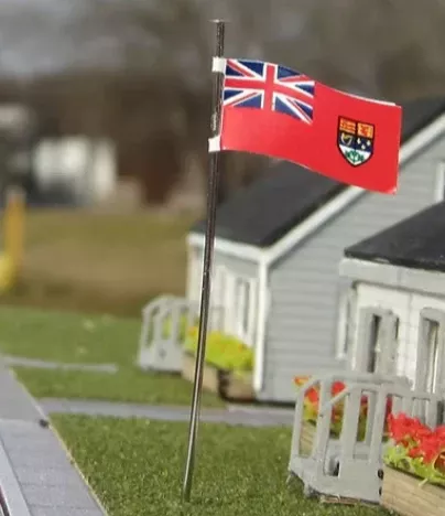 Osborn Model Kits 3111 N Scale Canadian Red Ensign Flag (3 Pack)