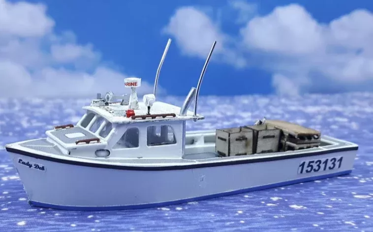 Osborn Model Kits 3123 N Scale Lobster Boat Kit