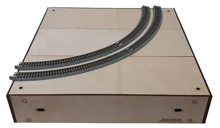 Osborn Model Kits 3135 N Scale T-Track Corner Module Kit