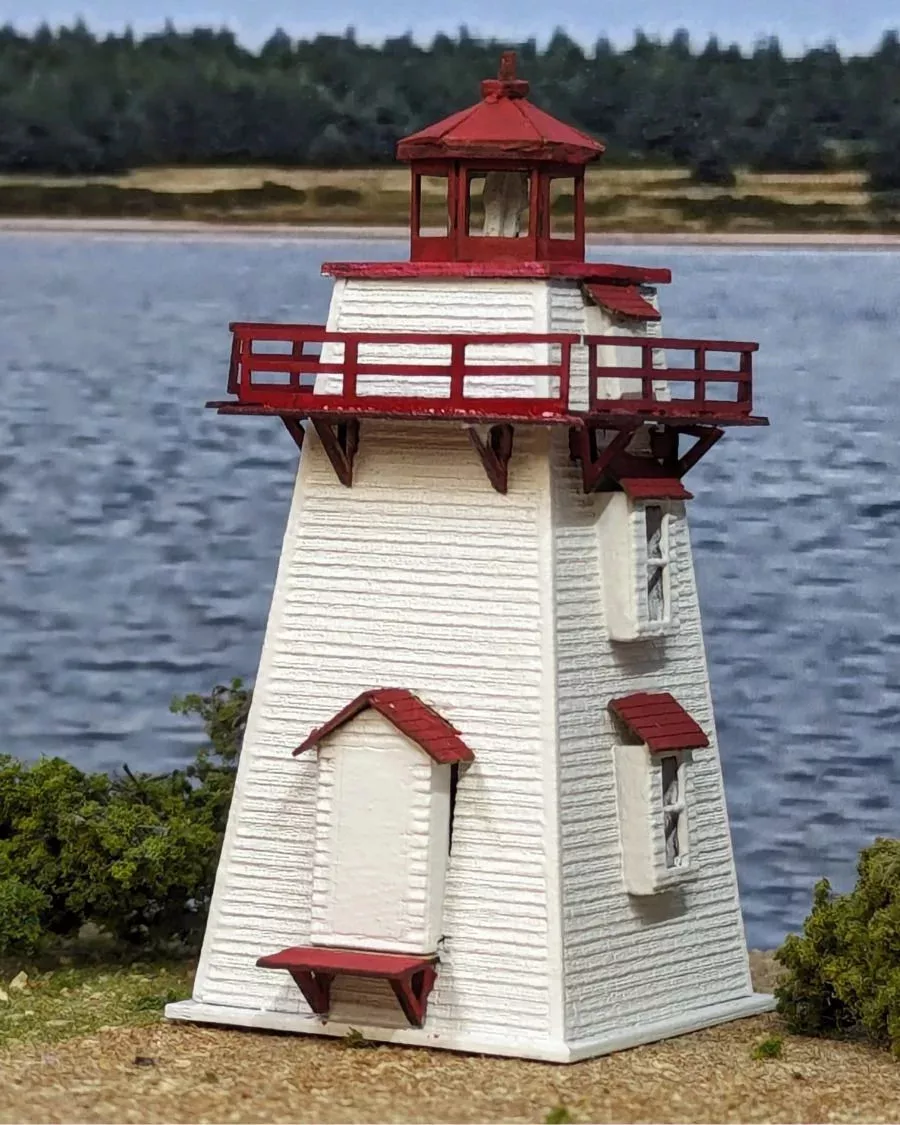 Osborn Model Kits 3140 N Scale East Coast Lighthouse Craftsman Kit