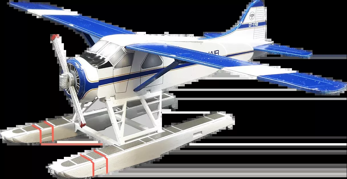 Osborn Model Kits 6010 1/66 Scale DHC-2 Beaver Model Aircraft Kit