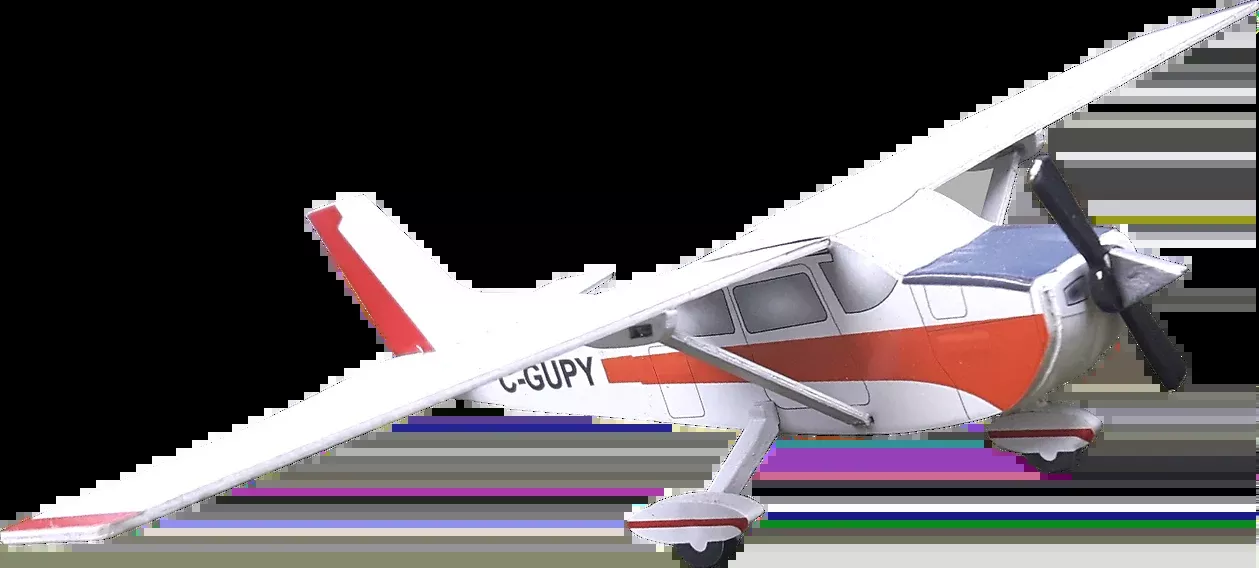Osborn Model Kits 6013 1/66 Scale Cessna 172 Skyhawk Model Aircraft Kit