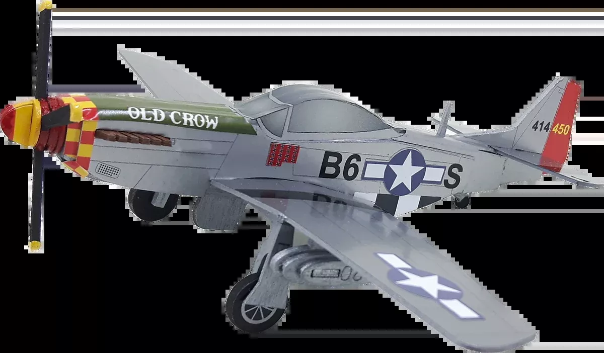 Osborn Model Kits 6019 1/66 Scale P-51D Mustang Model Aircraft Kit