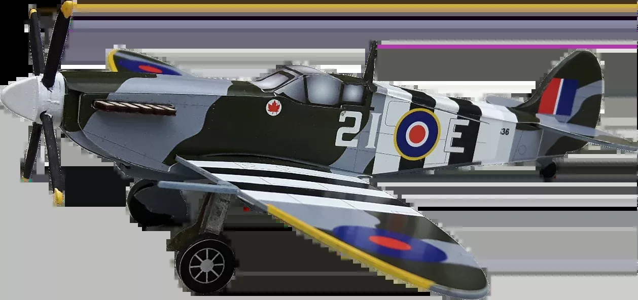 Osborn Model Kits 6020 1/66 Scale Spitfire Mark IX Model Aircraft Kit