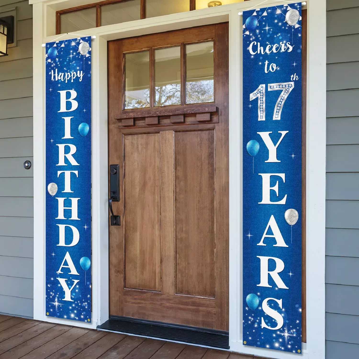 PAKBOOM Happy Birthday Door Banner 1x5.9ft Lightweight Polyester
