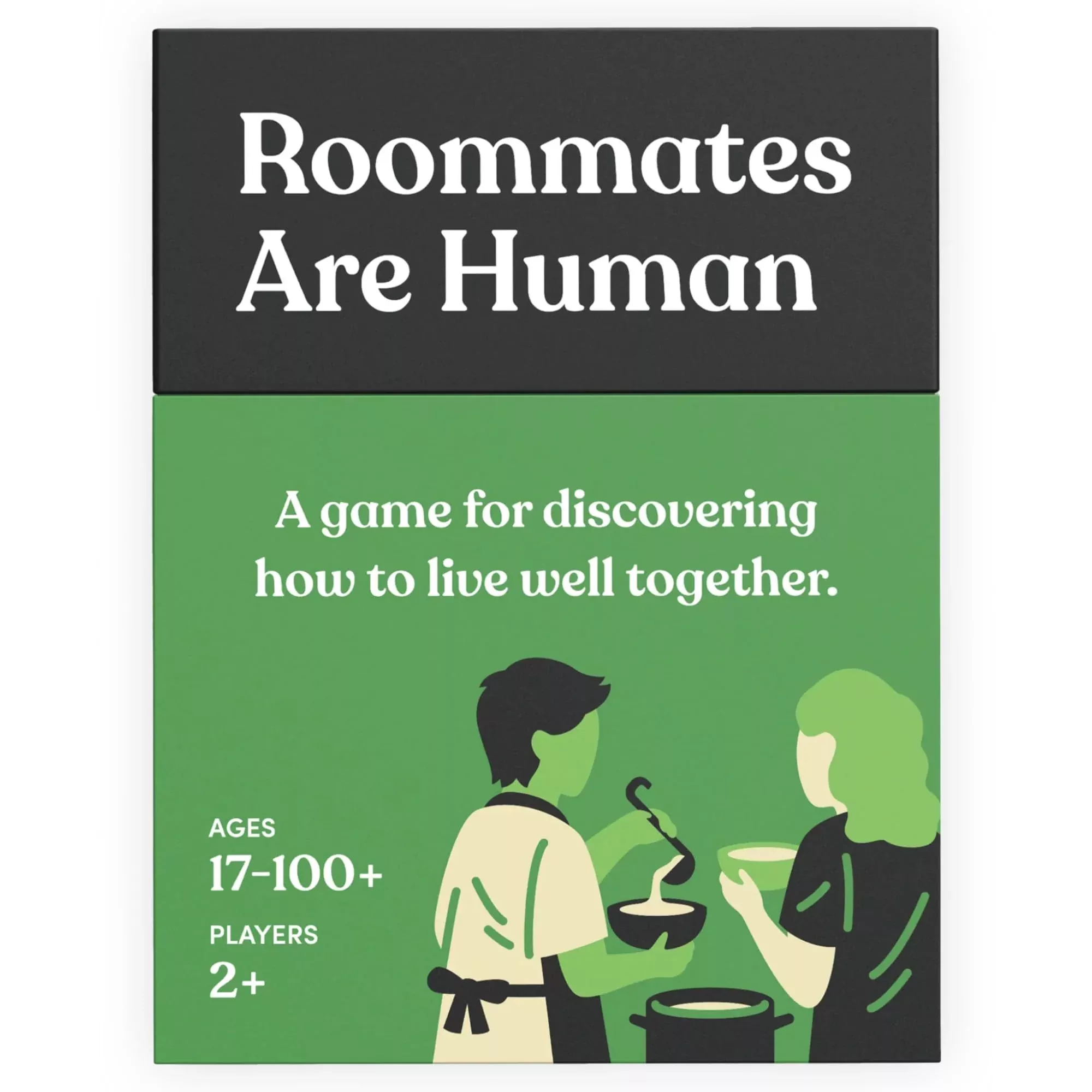 Parents Are Human Card Game for Roommates - 100 Questions, 40 Activities