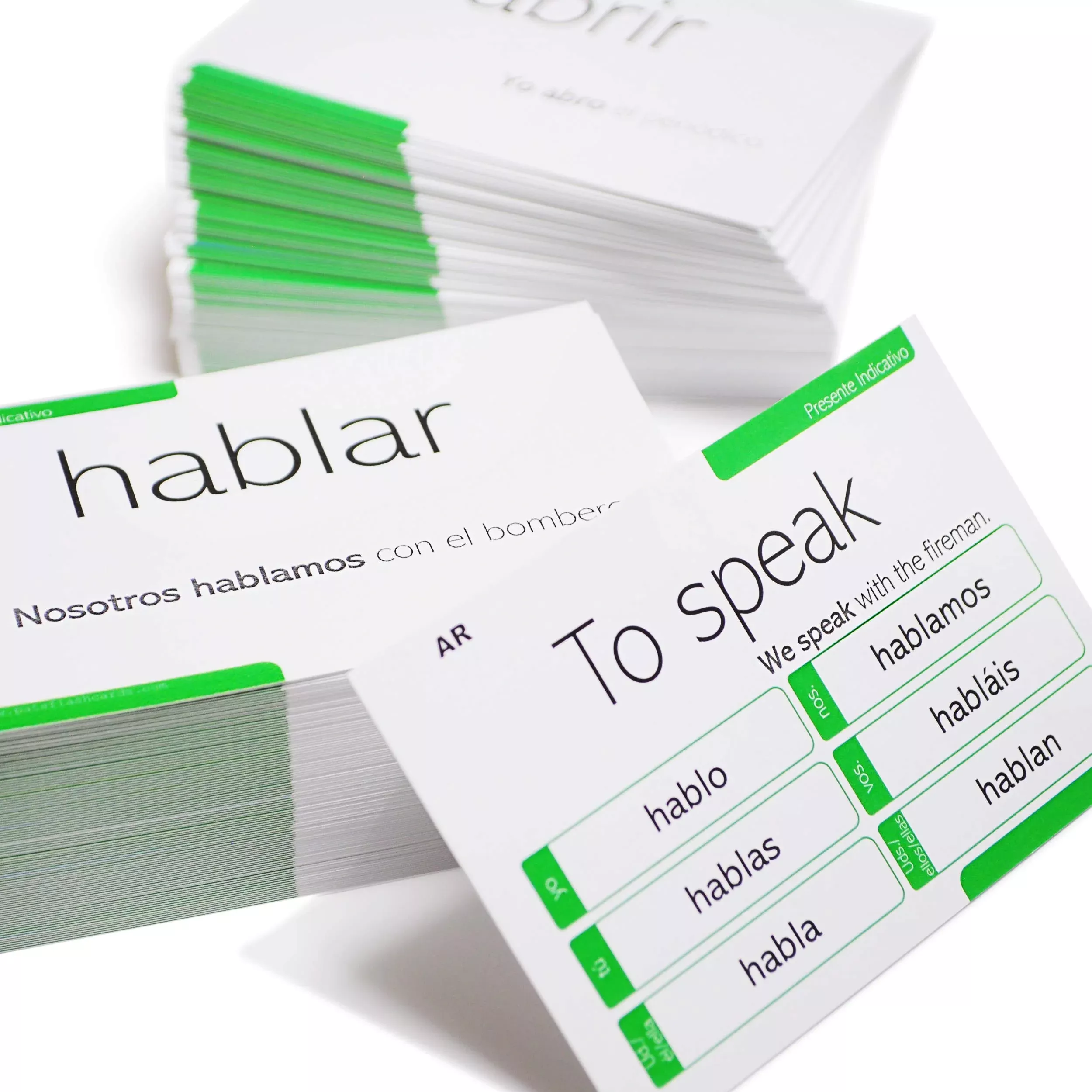 Pat's Flash Cards Spanish Conjugation Flash Cards, 200 Cards, Medium