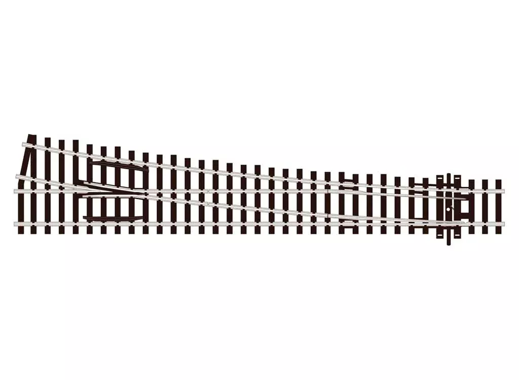 Peco SL-88 HO Scale Code 100 Track Insulfrog Large Right-Hand Turnout - NOS