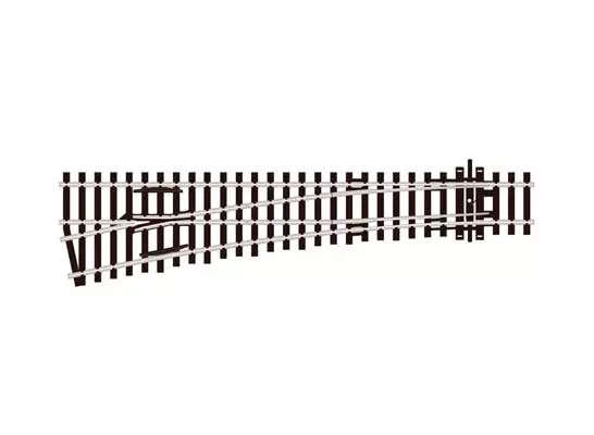 Peco SL-96 HO Scale Code 100 Track Insulfrog Medium Left-Hand Turnout - NOS