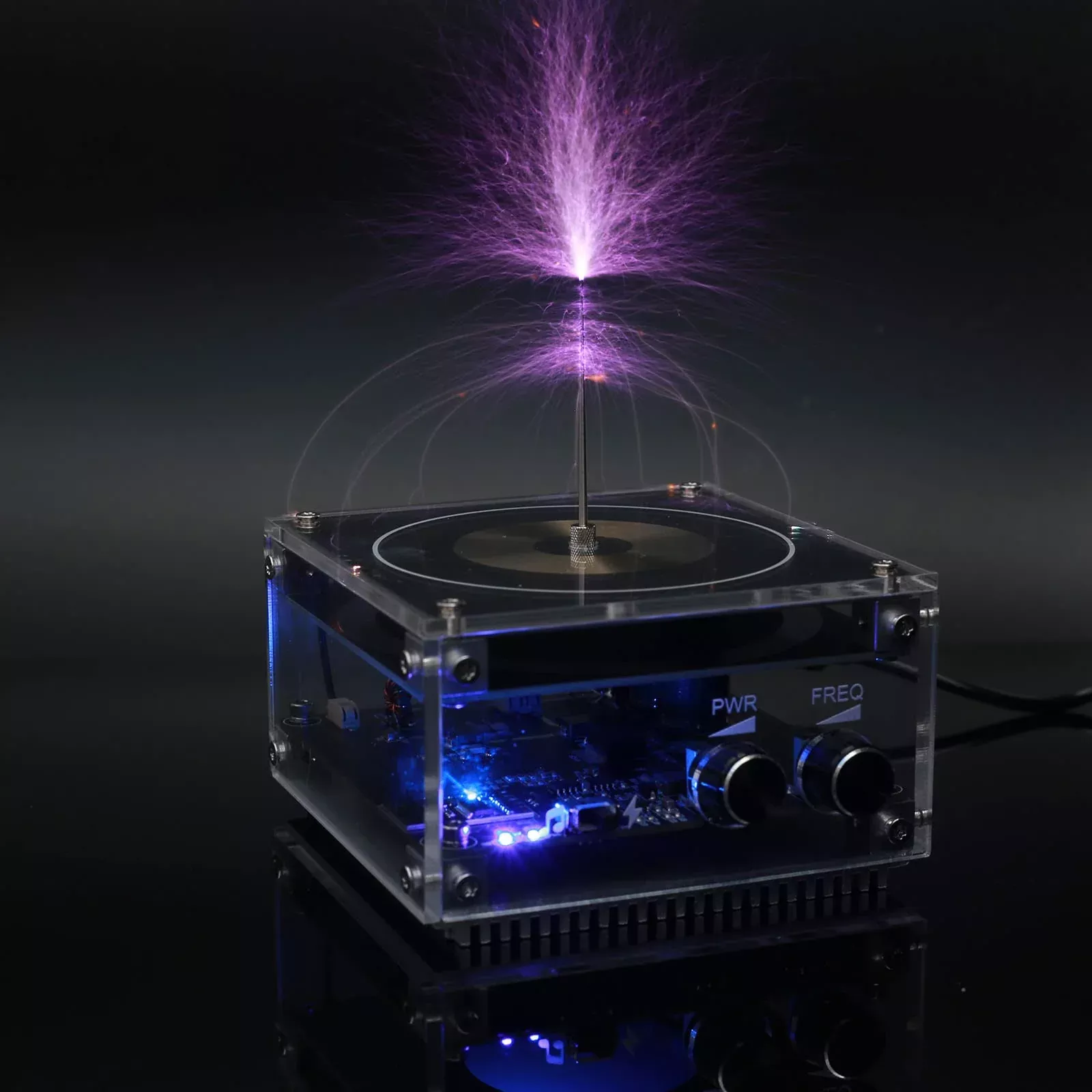 PEMENOL Bluetooth-Compatible Musical Tesla Coil - Desktop Arc Generato