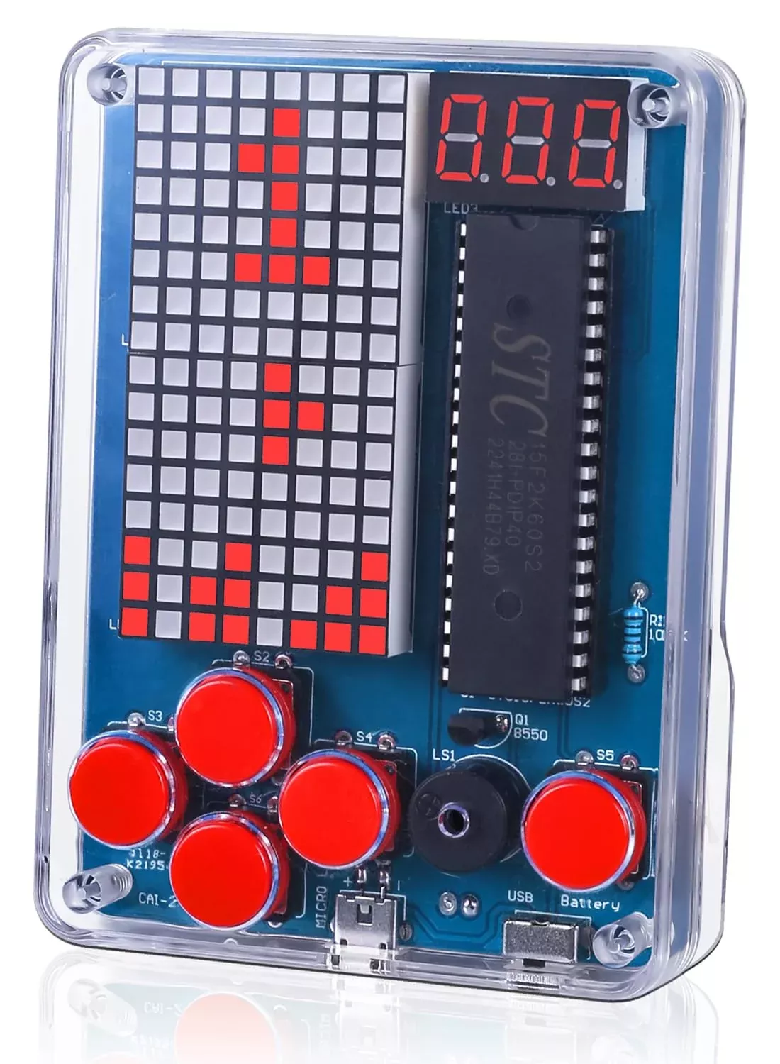 PEMENOL DIY Soldering Game Kit - 4 Retro Games, Adjustable Brightness