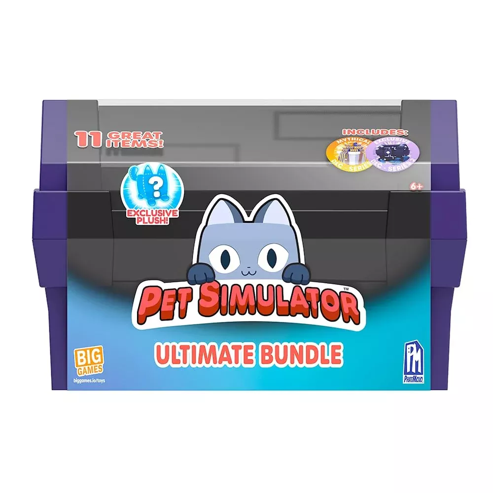 Pet Simulator Ultimate Bundle 12" Collectible Plush Toys Black