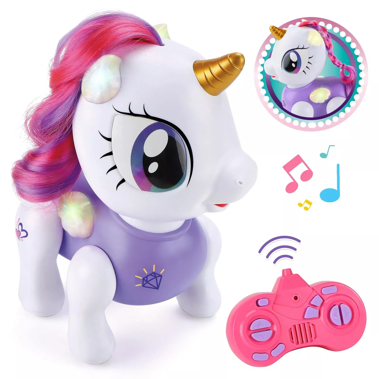 Petney Remote Control Robot Pets Toys For Ages 5-7,Interactive Voice C