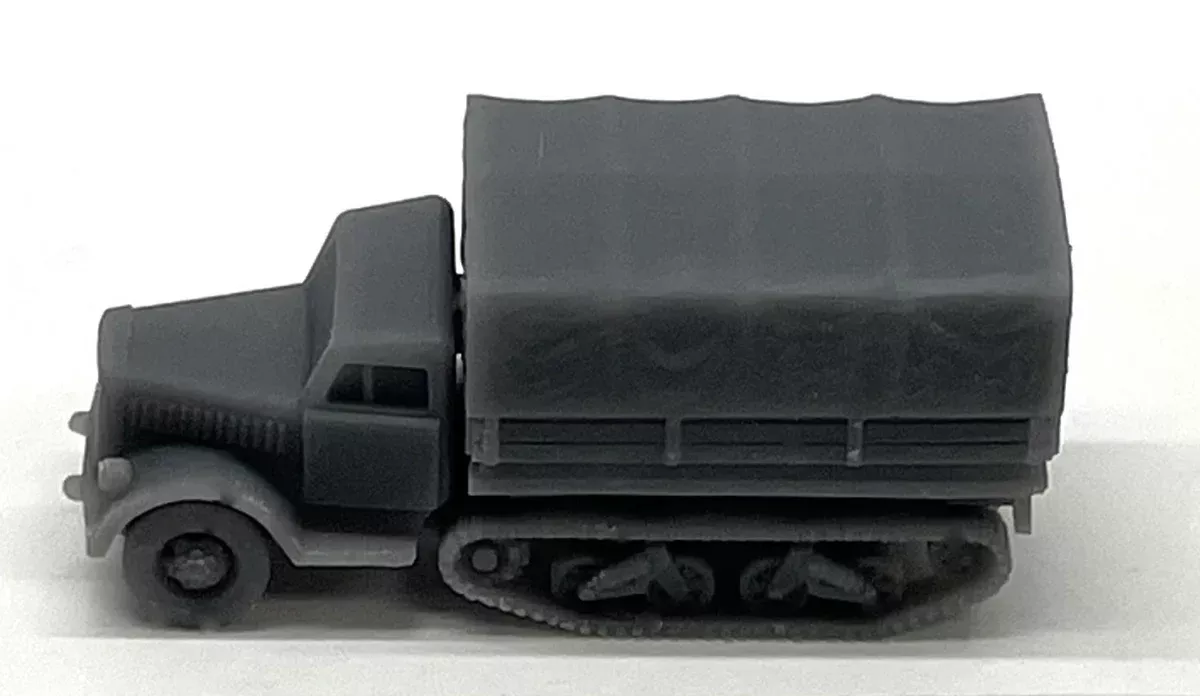 Phoenix Precision Models 30060 N Scale Canvas Covered Half Track Truck (Unpainted Resin)