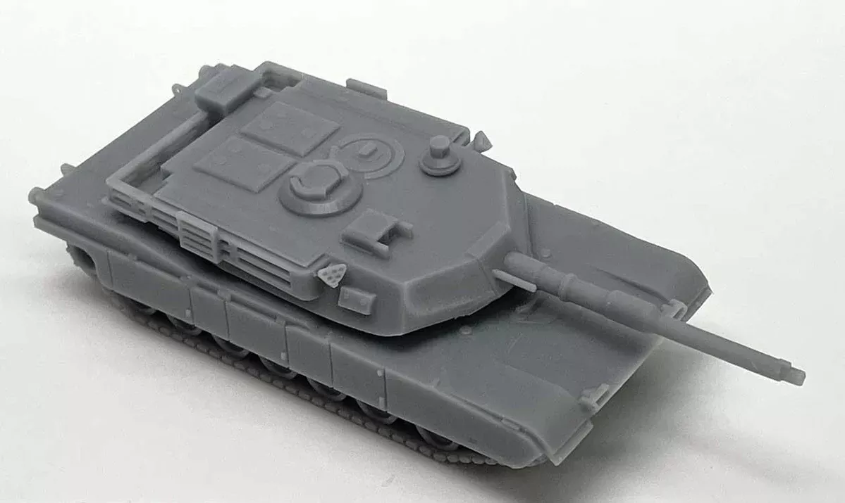 Phoenix Precision Models 31065 HO Scale M1A2 Abrams Tank for Flat Car Load (Unpainted Resin)