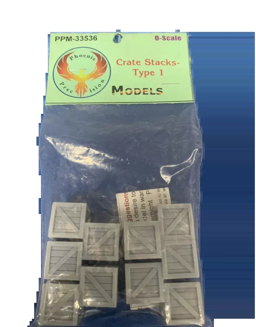 Phoenix Precision Models 33536 O Scale Crates (Unpainted Resin - 2 Pack)