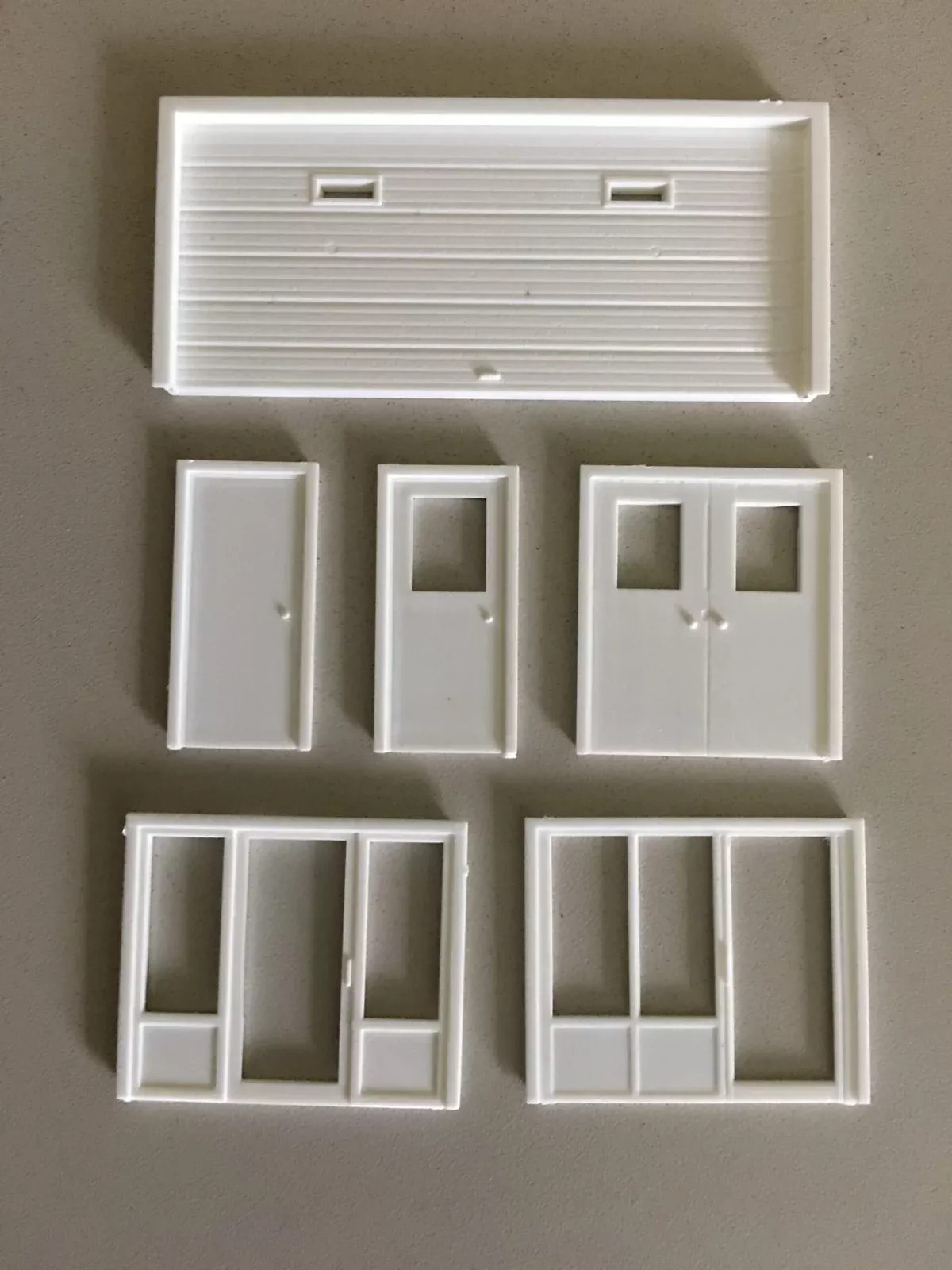 Pikestuff 541-1203 HO Scale Doors & Windows Assortment