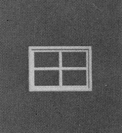 Pikestuff 541-2103 HO Scale Four Pane Window (2 Pack)