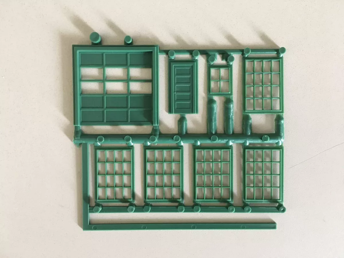 Pikestuff 541-3000 HO Scale Machine Shop Doors & Window