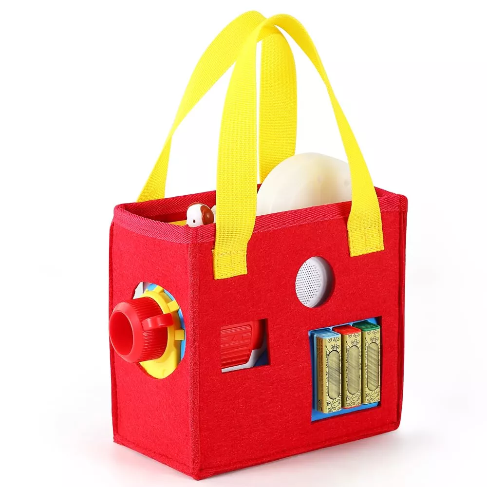 PISOSN Carrying Case for Story Dream Machine - Red, Portable, Durable