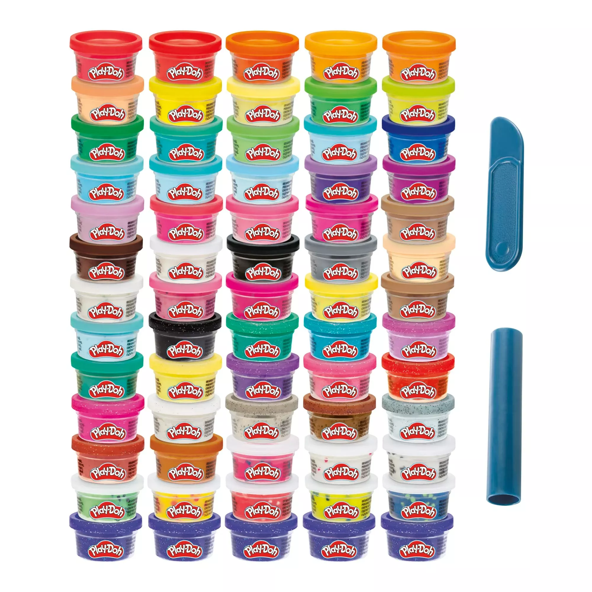 Play-Doh 65-Pack Modeling Compound, Multicolor, 1-Ounce Cans