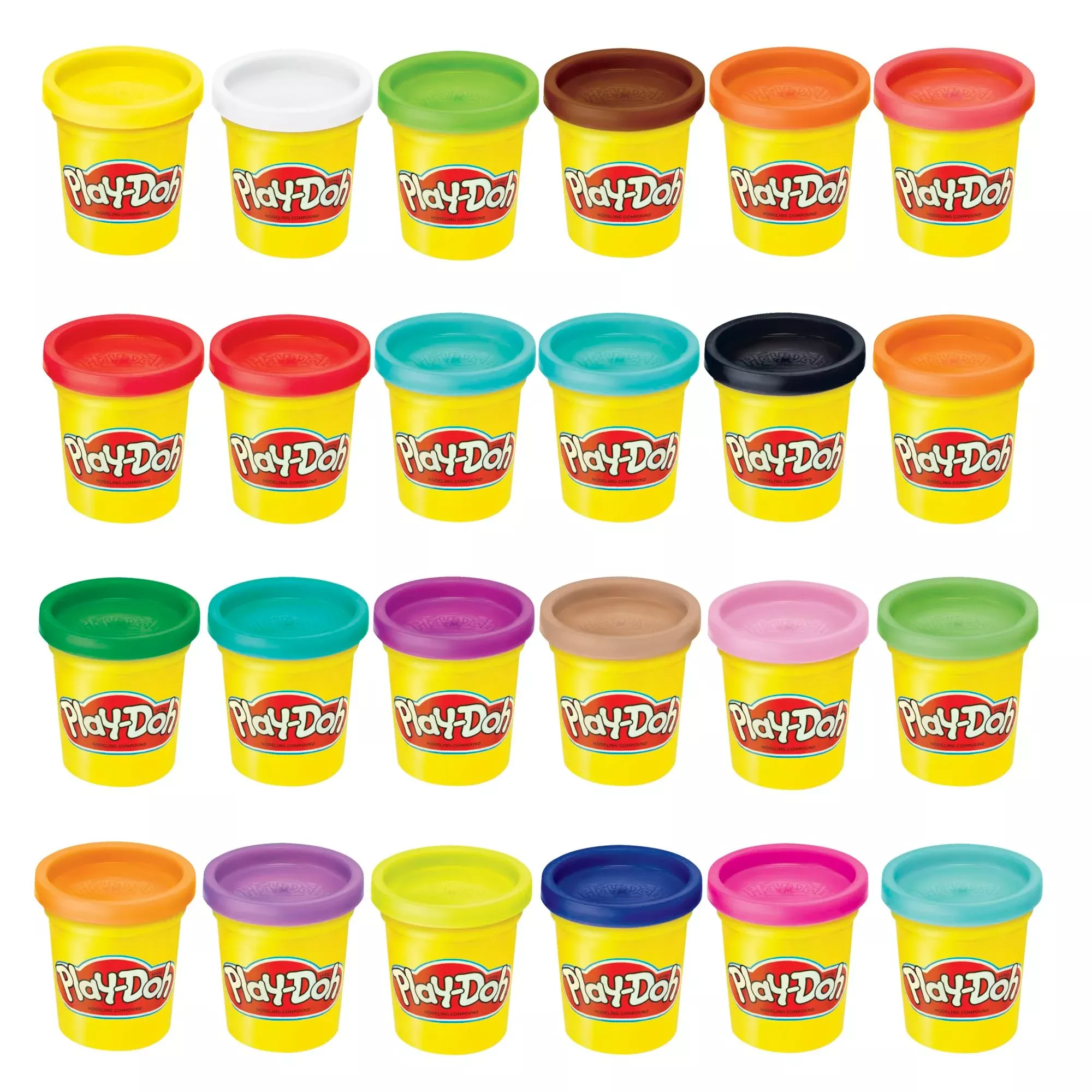 Play-Doh Modeling Compound 24-Pack Multicolor 3-Ounce Cans