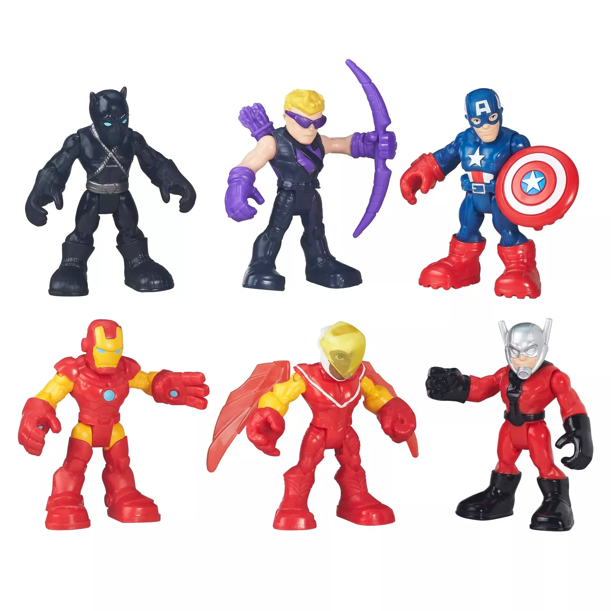 Playskool Heroes Captain America Action Figure - 6 Piece Assortment, P