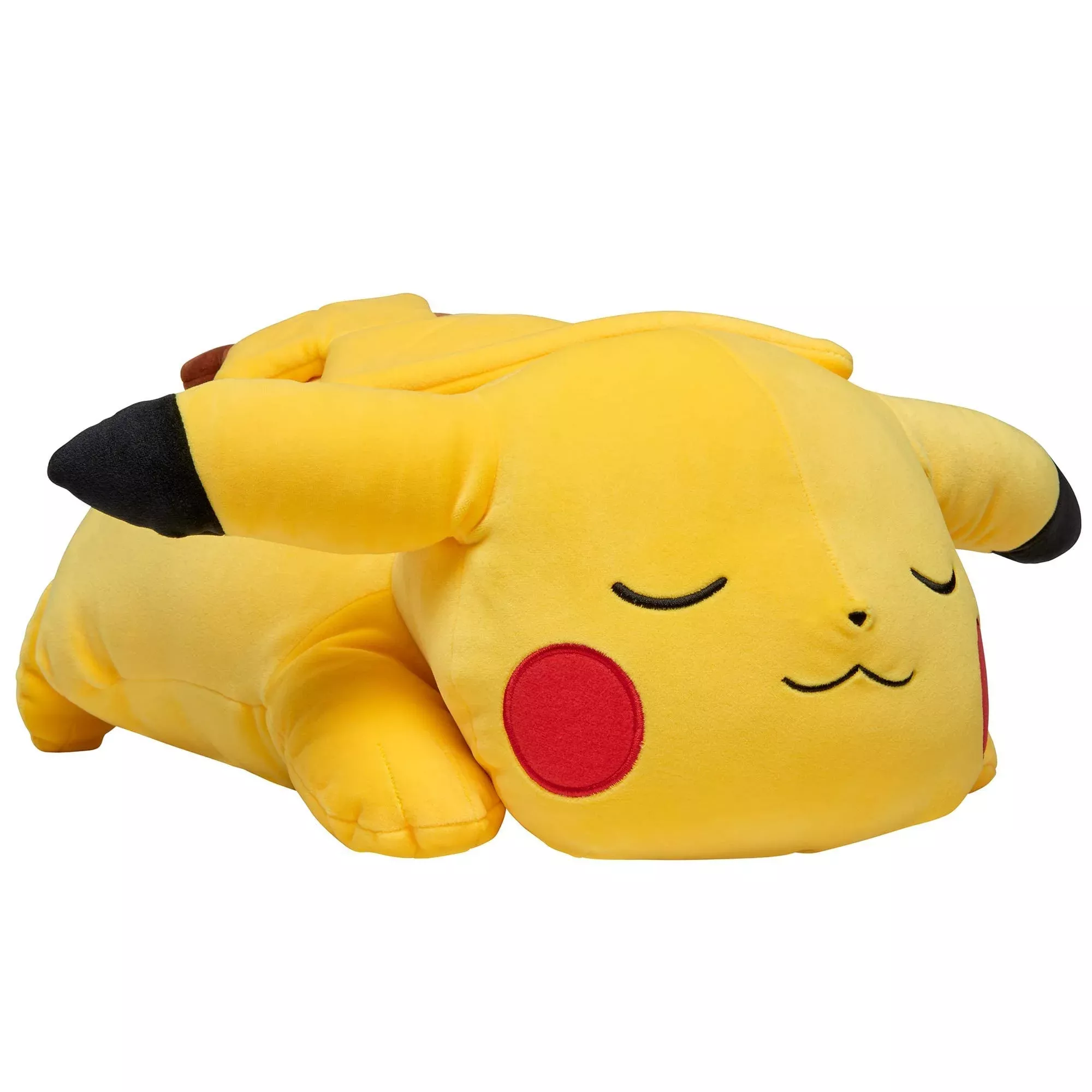 Pokémon 18" Sleeping Pikachu Plush Toy - Soft Cuddle Toy, Yellow