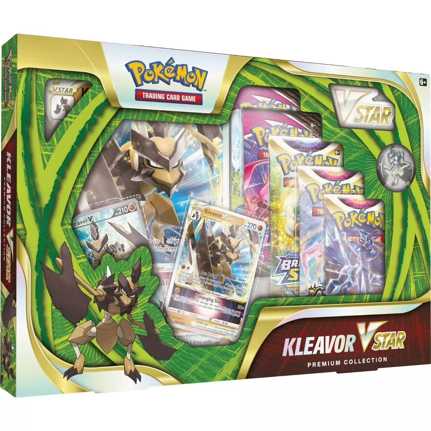 Pokémon Kleavor VSTAR Premium Collection, Multicolor, 22.9x33cm