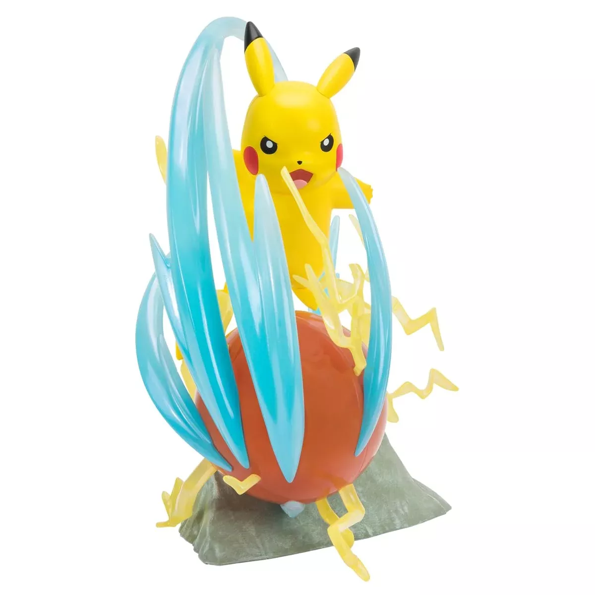 Pokemon Pikachu Deluxe Collector Statue Figure - Light FX - Multicolou