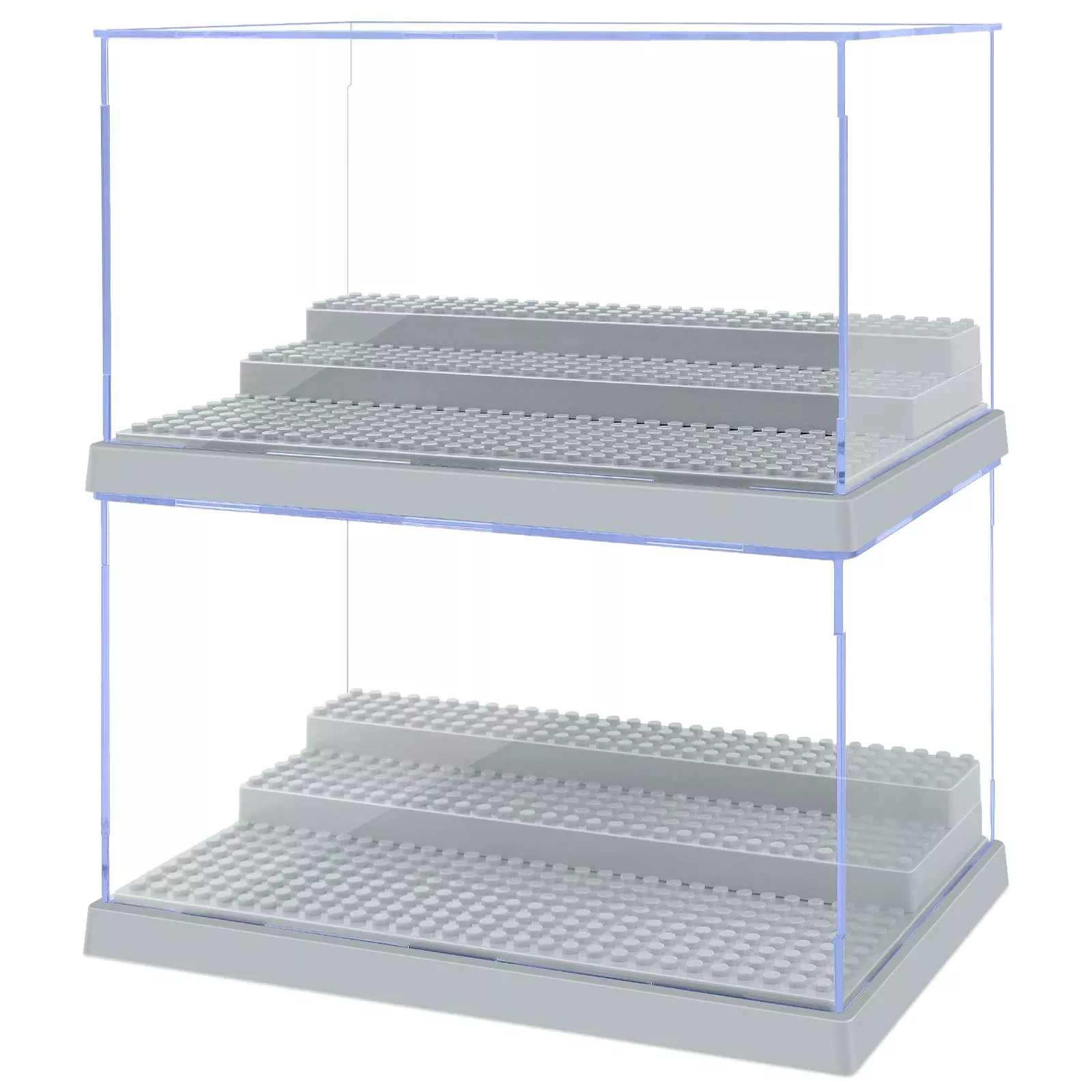 Pokiiulk Acrylic Display Case for Minifigures, 10x6.1x