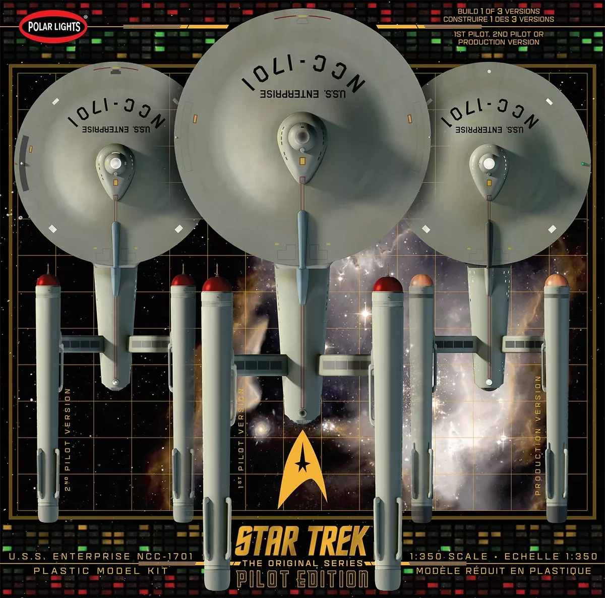 Polar Lights 993 1/350 Star Trek U.S.S. Enterprise (Pilot Edition) Model Kit