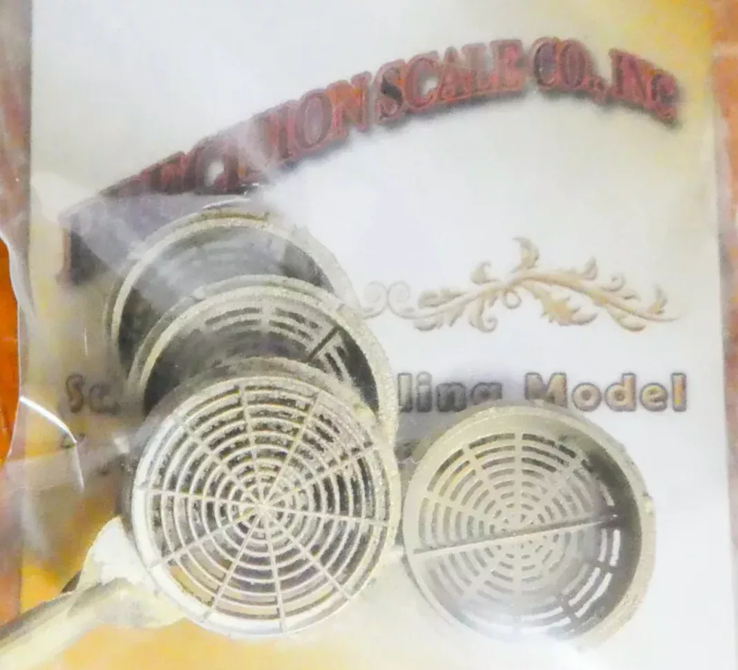 Precision Scale Co. 3931 HO Scale EMD 48" Dynamic Brake Fan (4 Pack)