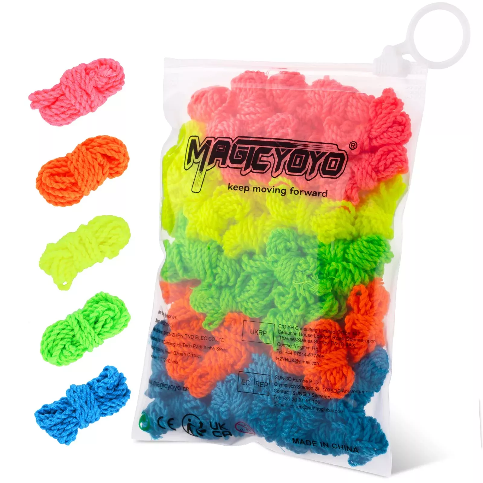 Professional Yoyo Strings Pack Of 50, Soft 100% Polyester Yoyos String