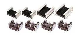 Proses by Bachmann 39031 O Scale 2 or 3 Rail Rollers and Drive Wheel Cleaners (4 Each)