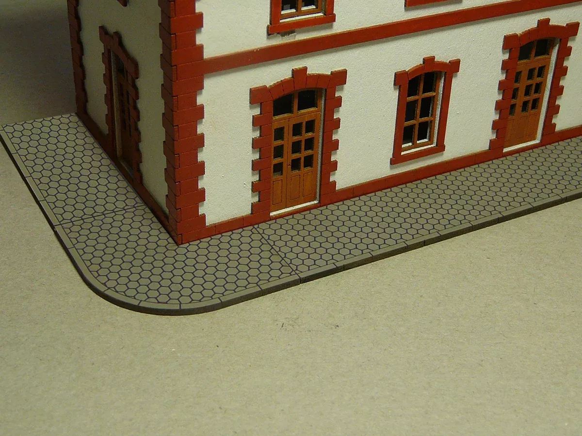 Proses By Bachmann 39105 HO Scale Hexagon Sidewalk (48")