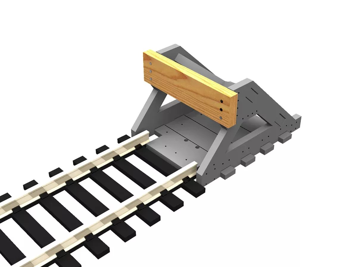 Proses by Bachmann 39117 N Scale BF-N-01 Buffer Stop (2 Pack)