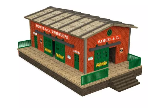 Proses By Bachmann 39120 O Scale Laser Cut Kit Warehouse with Motorized Doors