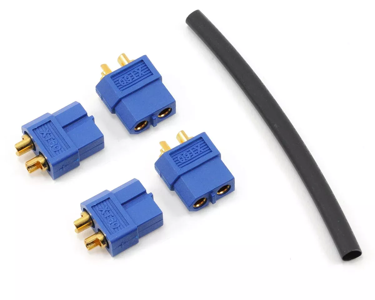 ProTek RC 5028 3.5mm "TruCurrent" XT60 Polarized Device Connectors (4 Female)