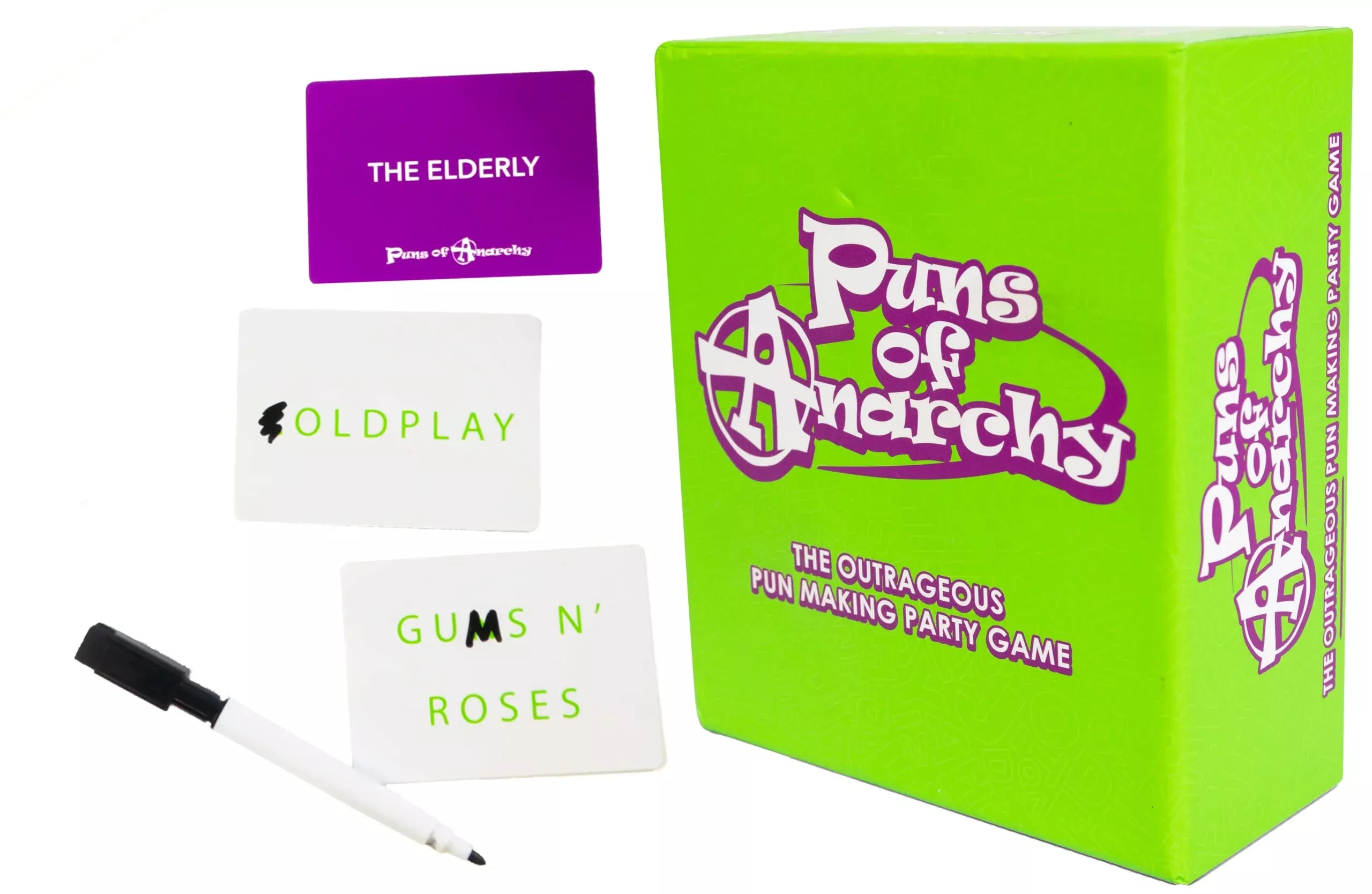 Puns of Anarchy Pun-Making Game - Creative Wordplay Fun, Cards, Model