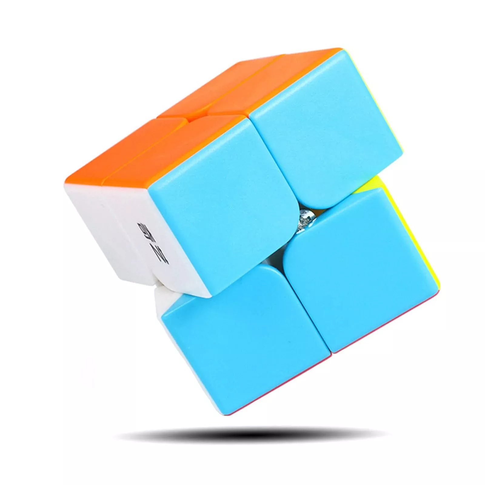 Qytoys Speed Cube 2X2X2,Stickerless Original Magic Cube Puzzle Toy Siz