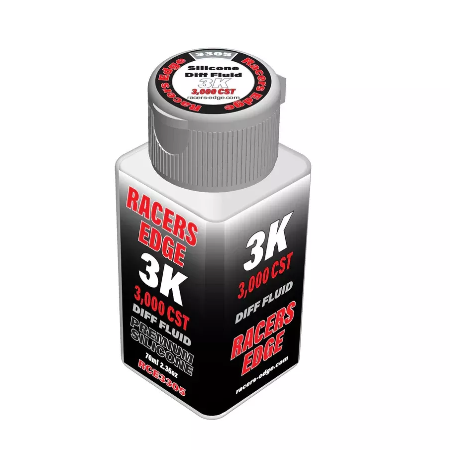 Racers Edge 3305 3,000cSt 70ml 2.36oz Pure Silicone Diff Fluid