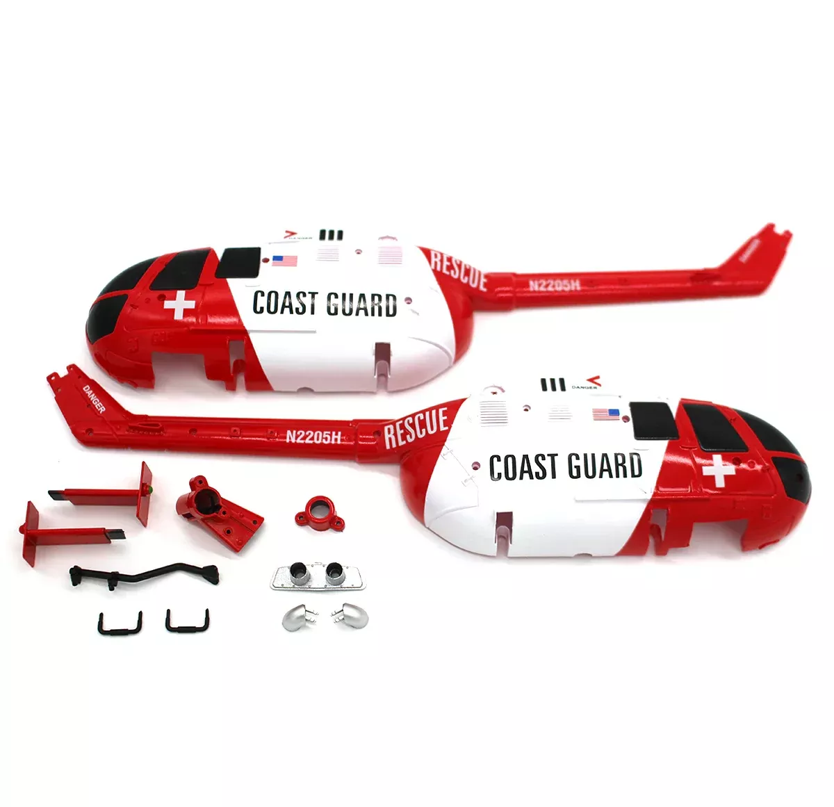 Rage RC 6079 Canopy Set for Hero-Copter - Coast Guard