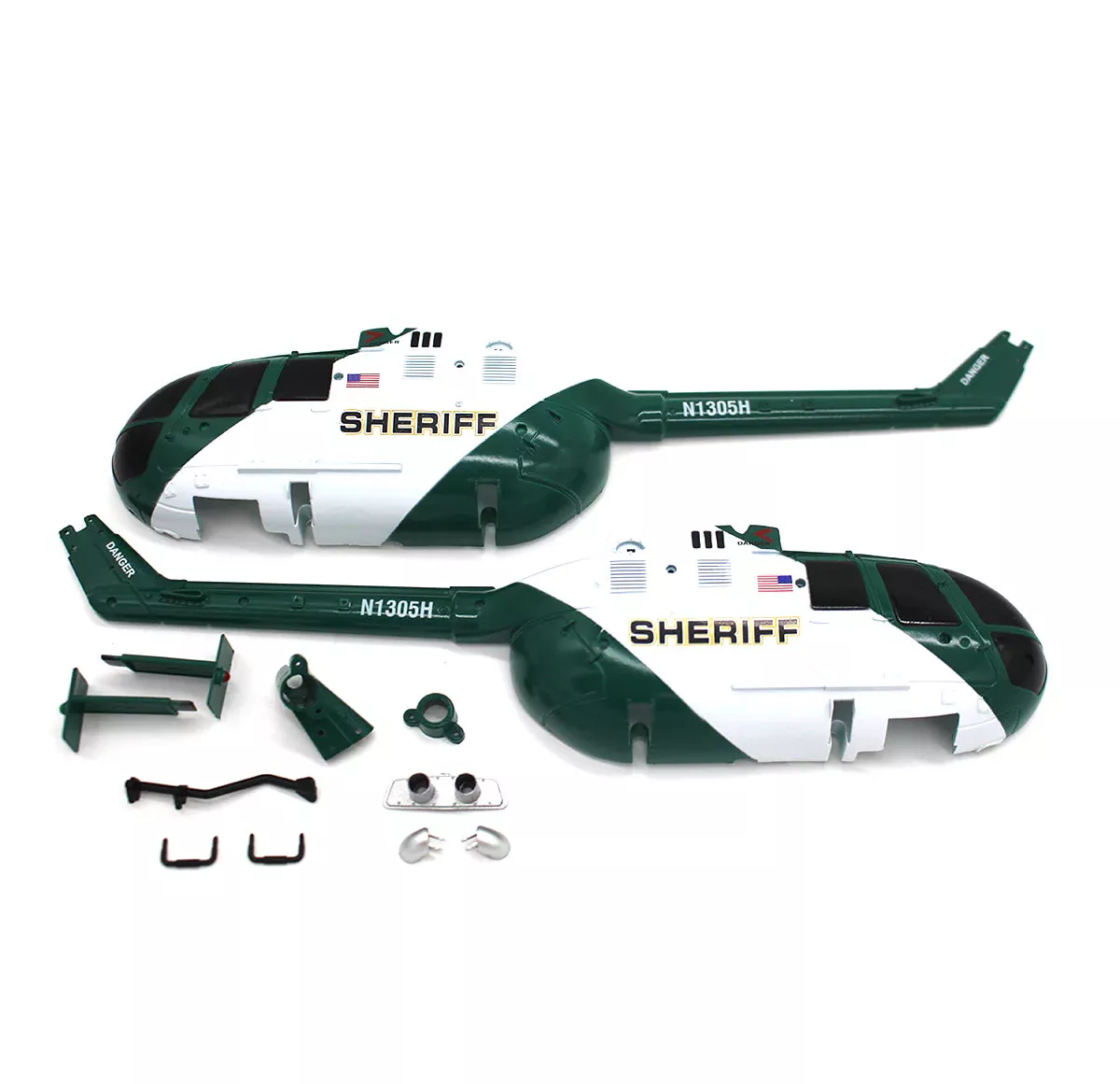 Rage RC 6081 Canopy Set for Hero-Copter - Sheriff